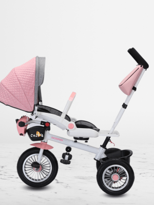 Triciclo Guiador para Niños «KATAR» Pink