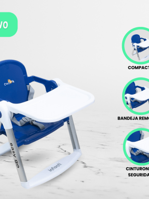 Silla de Comer Transportable INFANTI «EASY GO» Blue