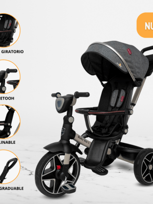 Triciclo Guiador BABY KITS «EXPLORER LX» Gray