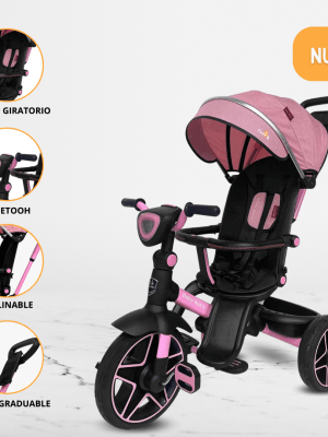 Triciclo Guiador BABY KITS «EXPLORER LX» Pink