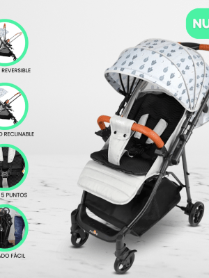 Coche Cuna de Paseo para Bebés INFANTI «FOREST» Blue