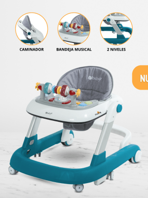 Andador Caminador Interactivo para Bebés EBABY «FUNNY» Green