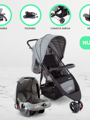Coche de Paseo Travel System COSCO «JETTY V2» Gray