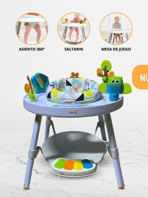 Saltarín 3 en 1 Centro de Entretenimiento 360° «DIVERTI» Gray