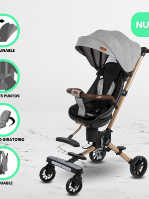 Coche de Paseo Giratorio para Bebés EBABY «URBAN WALK» Blue