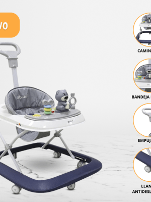 Andador Musical Didáctico para Bebés EBABY «VARI» Blue