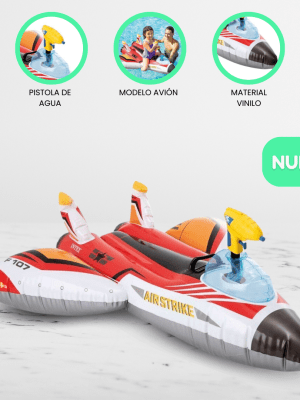 Flotador con Pistola para Niños «AVION» Red