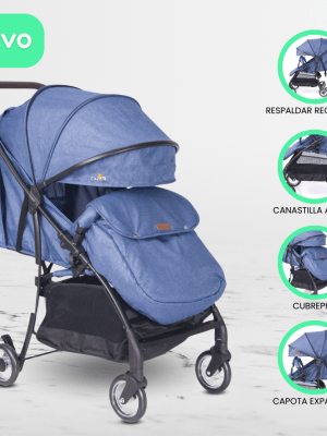 Coche Maleta para Niños EBABY «BOOZ» Blue