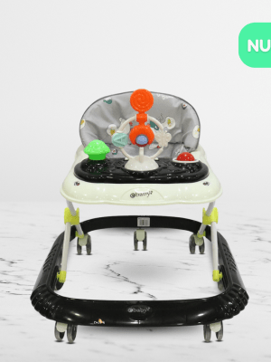 Andador con Bandeja Divertida para Bebés EBABY «CRISTAL» Black