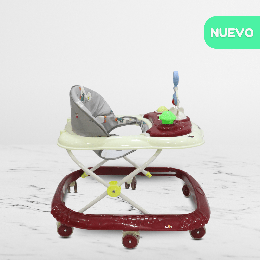 Andador con Bandeja Divertida para Bebés EBABY «CRISTAL» Red - Imagen 2