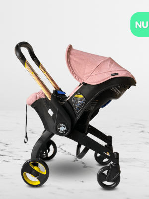 Coche Portabebé 3 en 1 para Bebés «DONNA GOLD» Pink