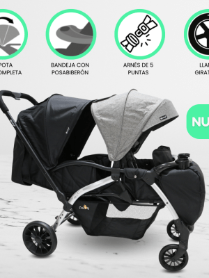 Coche Mellicero para Niños «KRIPTO DUAL» Green