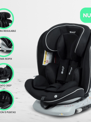 Silla de Auto para Bebés EBABY «RONA» Black