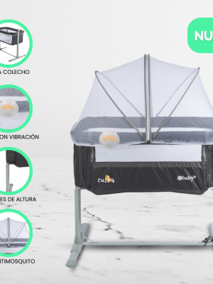 Cuna Colecho para Bebe EBABY «TAMI» Gray