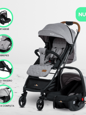 Coche Maleta con Portabebés EBABY «HAPPY TRAVEL» Blue
