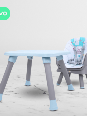Silla de Comer para Bebés VOYAGE «MULTIFUNCIONAL» Light Blue