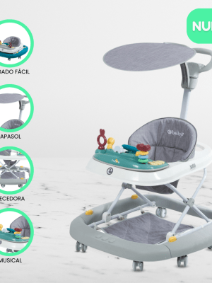 Andador Mecedora 4 en 1 para Bebés EBABY «LUA» Blue