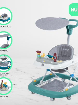 Andador Mecedora 4 en 1 para Bebés EBABY «LUA» Red