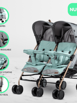 Coche Bastón Mellicero para Bebés EBABY «DANTERO» Light Blue