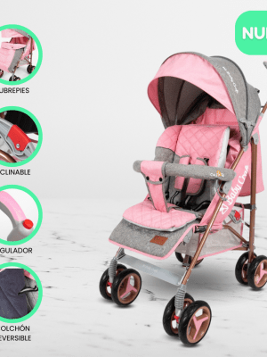 Coche Bastón plegable «MARIN» Pink