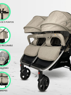 Coche Mellicero para Bebés BABY HAPPY «SEVILLA» Black
