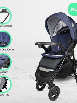 Coche Cuna de Lujo BABY HAPPY «NEW VALENCIA» Blue