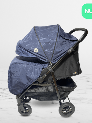 Coche Cuna de Lujo BABY HAPPY «NEW VALENCIA» Blue