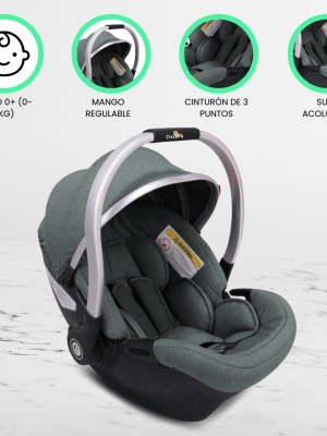 Portabebé de Lujo «MACIEL DELUXE» Green