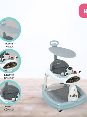Andador Guiador para Bebé EBABY «LANA» Green