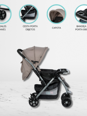 Coche Cuna para Bebé «BLAKE SIGNATURE» Beige
