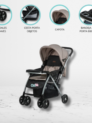 Coche Cuna para Bebé «BLAKE SIGNATURE» Beige