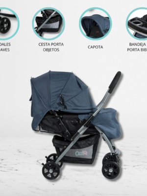 Coche Cuna para Bebé «BLAKE SIGNATURE» Blue