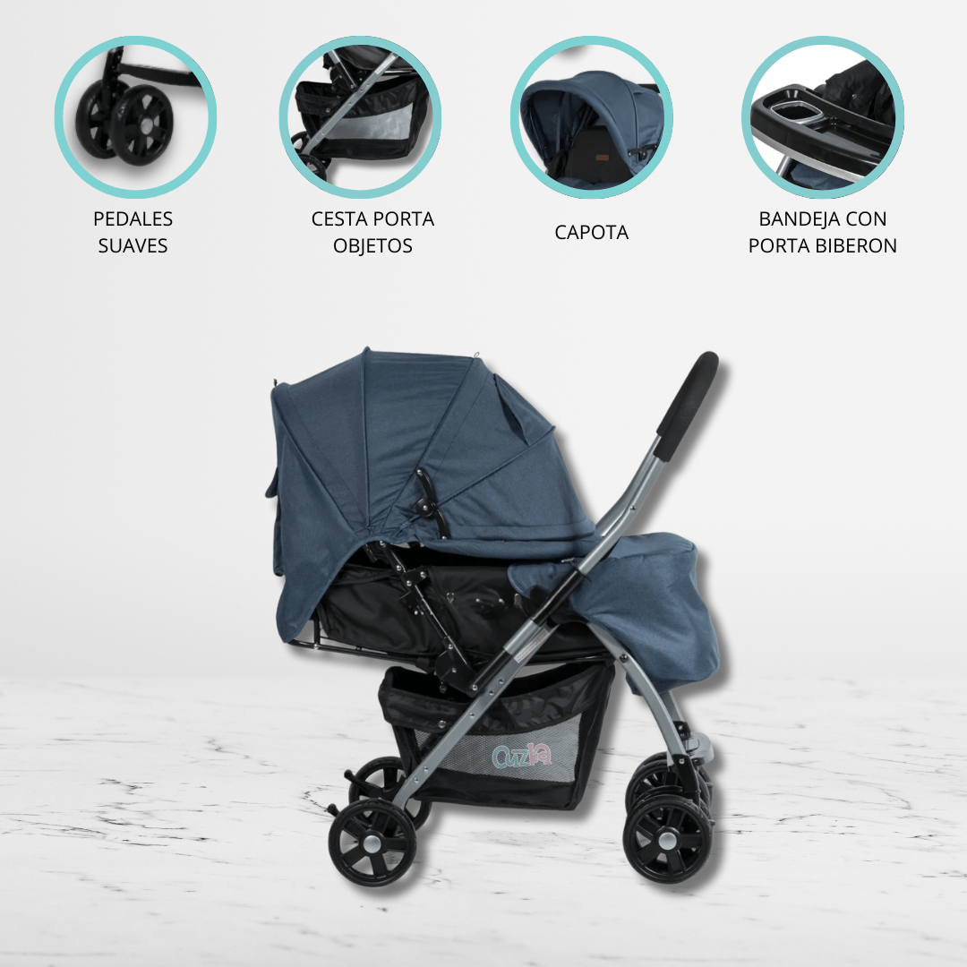 Coche Cuna para Bebé «BLAKE SIGNATURE» Blue - Imagen 2