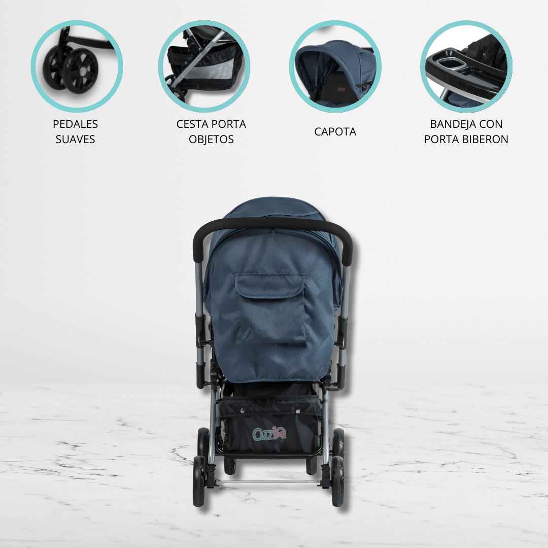 Coche Cuna para Bebé «BLAKE SIGNATURE» Blue - Imagen 3