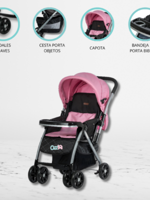Coche Cuna para Bebé «BLAKE SIGNATURE» Pink