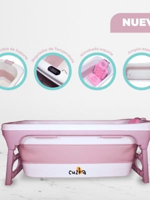 Bañera Plegable Familiar «JACUZZI II» Pink