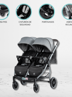Coche Cuna Mellicero «LEO LEA PRO» Black