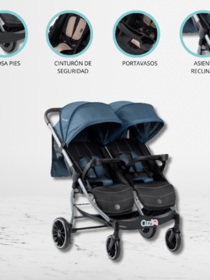 Coche Cuna Mellicero «LEO LEA PRO» Blue