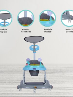 Andador Mecedora 4 en 1 BAMBINO «BAMBINO X5» Green