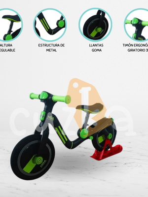 Bicicleta de Equilibrio PREMIUM «MOTIBIK» Green