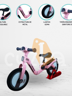 Bicicleta de Equilibrio PREMIUM «MOTIBIK» Pink