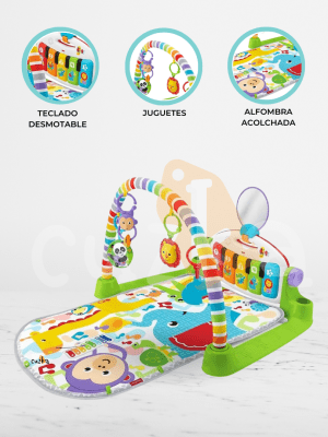 Gimnasio para Bebés 4 en 1 «TUNES de Lujo» Green
