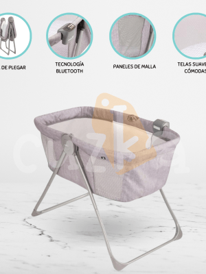 Cuna Portátil «BASSINET CHEVRON» Melange