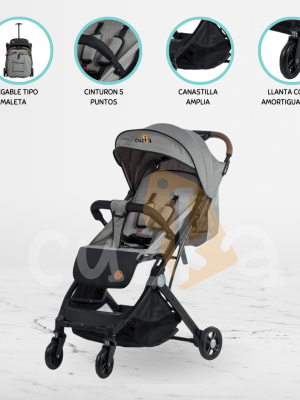 Coche Maleta para Bebé EBABY «COMPACT» Blue
