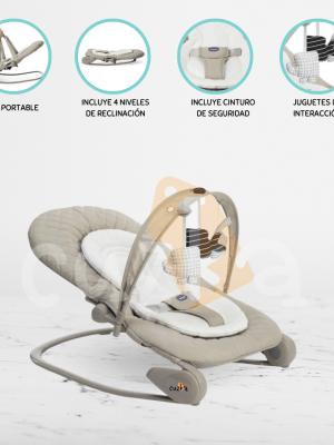 Silla Bouncer para Bebé «HAMACA HOOPLA» Champagne
