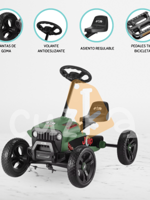 Carro a Pedal GO KART «PATRIOT» Green