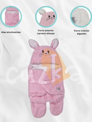 Saco de dormir para Bebé «RABBIT» Pink
