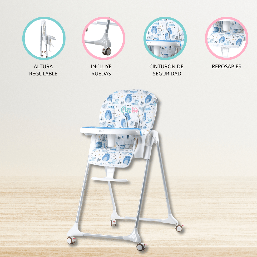 Silla de Comer Graduable «HARRIET BOSQUE» Blue - Imagen 2