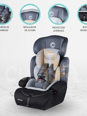 Silla de Auto para Bebé CARESTINO «VERONA» Gray