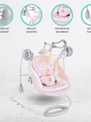 Silla Columpio para Bebés «BAMBOLE» Pink